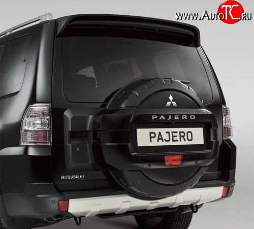 3 399 р. Чехол (кожух) запасного колеса Стандартный Mitsubishi Pajero 4 V80 дорестайлинг (2006-2011) (Неокрашенный)  с доставкой в г. Новочеркасск