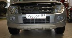 Накладка на передний бампер Sport v2 Mitsubishi Pajero 4 V80 3 дв. 1-ый рестайлинг (2011-2014)