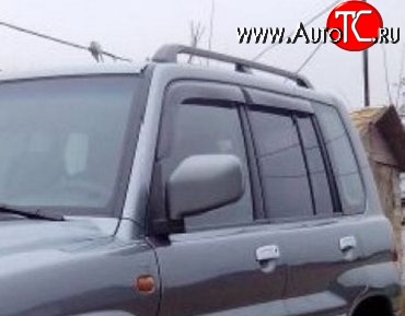 999 р. Комплект дефлекторов окон (ветровиков) 4 шт. (5 дверей) Russtal Mitsubishi Pajero iO (1998-2007)  с доставкой в г. Новочеркасск