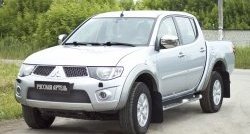 2 179 р. Защитная сетка решетки переднего бампера РА Mitsubishi Pajero Sport PB дорестайлинг (2008-2013)  с доставкой в г. Новочеркасск. Увеличить фотографию 3