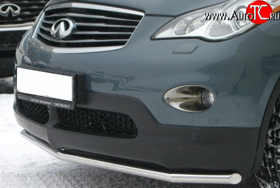 12 499 р. Защита переднего бампера (Ø42 мм, нержавейка) SLITKOFF  INFINITI EX35  J50 (2007-2013)  с доставкой в г. Новочеркасск