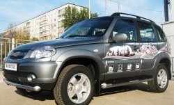 12 999 р. Одинарная защита переднего бампера Bertone диаметром 76 мм  Chevrolet Niva  2123 (2009-2020), Лада 2123 (Нива Шевроле) (2009-2021)  с доставкой в г. Новочеркасск. Увеличить фотографию 3