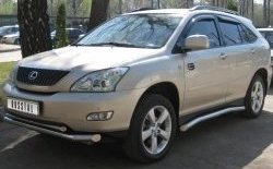 23 749 р. Защита порогов из труб d76 Russtal Lexus RX330 XU30 (2003-2006)  с доставкой в г. Новочеркасск. Увеличить фотографию 1