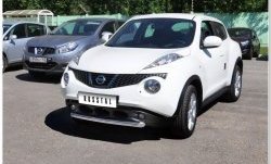 12 549 р. Одинарная защита переднего бампера SLITKOFF диаметром 63 мм  Nissan Juke  1 YF15 (2010-2014) дорестайлинг  с доставкой в г. Новочеркасск. Увеличить фотографию 7