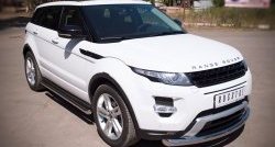 13 499 р. Одинарная защита переднего бампера SLITKOFF диаметром 76 мм (Dynamic)  Land Rover Range Rover Evoque  1 L538 (2011-2015) дорестайлинг 3 дв., дорестайлинг 5 дв.  с доставкой в г. Новочеркасск. Увеличить фотографию 2