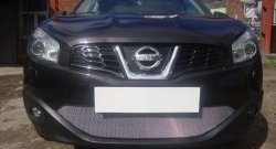 1 539 р. Сетка на бампер Russtal (хром) Nissan Qashqai 2 J11 рестайлинг (2017-2022)  с доставкой в г. Новочеркасск. Увеличить фотографию 6