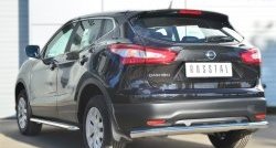 21 699 р. Широкая защита порогов SLITKOFF Nissan Qashqai 2 J11 дорестайлинг (2013-2019)  с доставкой в г. Новочеркасск. Увеличить фотографию 3