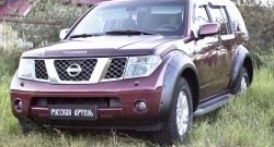 20 599 р. Расширители арок RA (комплект)  Nissan Pathfinder  R51 (2004-2014) дорестайлинг, рестайлинг (Поверхность глянец (под окраску), Неокрашенные)  с доставкой в г. Новочеркасск. Увеличить фотографию 2