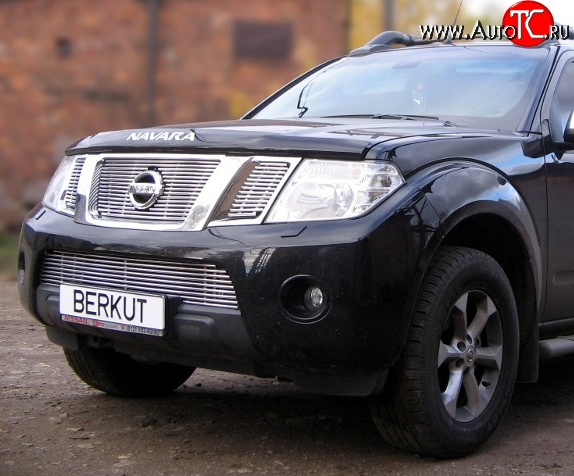 6 799 р. Декоративная вставка решетки радиатора Berkut Nissan Pathfinder R51 рестайлинг (2009-2014)  с доставкой в г. Новочеркасск