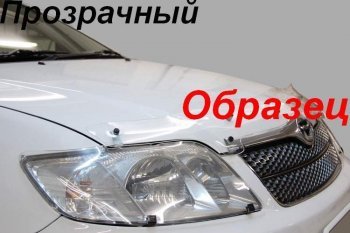 2 299 р. Дефлектор капота CA-Plastiс exclusive  Nissan AD  Y12 (2006-2016) дорестайлинг (Classic прозрачный, Без надписи)  с доставкой в г. Новочеркасск. Увеличить фотографию 2