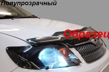 2 079 р. Дефлектор капота CA-Plastiс  Nissan AD  Y12 (2006-2016) дорестайлинг (Classic полупрозрачный, Без надписи)  с доставкой в г. Новочеркасск. Увеличить фотографию 2