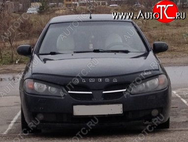 999 р. Дефлектор капота Russtal Nissan Almera N16 седан дорестайлинг (2000-2003)  с доставкой в г. Новочеркасск