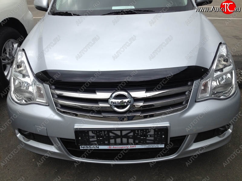 3 299 р. Дефлектор капота NovLine-Autofamily  Nissan Almera  G15 (2012-2019) седан  с доставкой в г. Новочеркасск