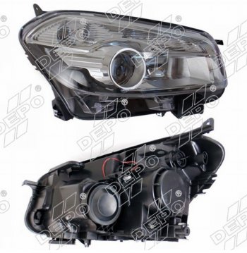 Правая фара (Евросвет) DEPO Nissan Qashqai +2 1 J10 рестайлинг (2010-2014)