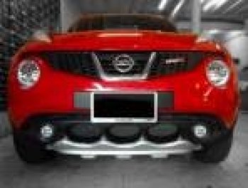 4 999 р. Накладка на передний бампер Impul-style Nissan Juke 1 YF15 дорестайлинг (2010-2014) (Неокрашенная)  с доставкой в г. Новочеркасск. Увеличить фотографию 2