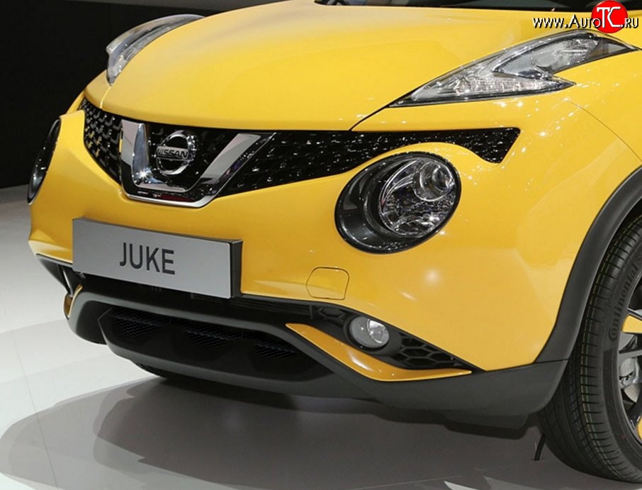 2 294 р. Сетка на бампер (рестайлинг) Novline Nissan Juke 1 YF15 дорестайлинг (2010-2014)  с доставкой в г. Новочеркасск