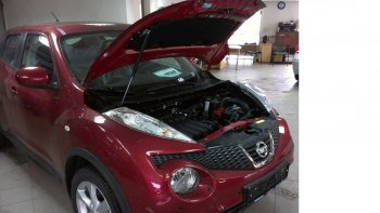 Упоры капота Russtal Nissan Juke 1 YF15 дорестайлинг (2010-2014)