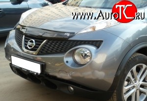 3 199 р. Дефлектор капота NovLine Nissan Juke 1 YF15 дорестайлинг (2010-2014)  с доставкой в г. Новочеркасск