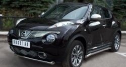 12 549 р. Одинарная защита переднего бампера SLITKOFF диаметром 63 мм (4x4)  Nissan Juke  1 YF15 (2010-2014) дорестайлинг  с доставкой в г. Новочеркасск. Увеличить фотографию 4