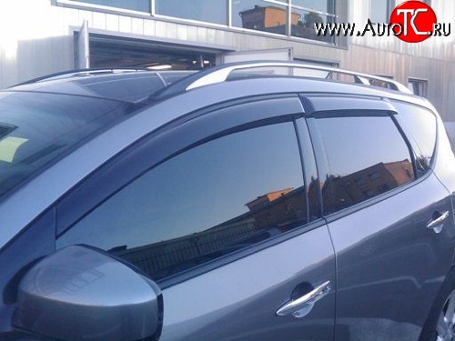 2 499 р. Дефлекторы окон (ветровики) Novline 4 шт Nissan Murano 2 Z51 дорестайлинг (2008-2011)  с доставкой в г. Новочеркасск