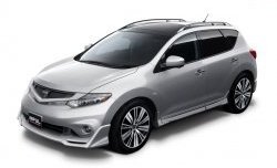 22 749 р. Комплект порогов Impul Nissan Murano 2 Z51 рестайлинг (2010-2016) (Неокрашенные)  с доставкой в г. Новочеркасск. Увеличить фотографию 9