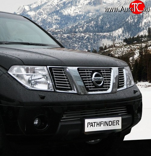 7 289 р. Декоративные вставки решетки радиатора Novline Nissan Pathfinder R51 дорестайлинг (2004-2007)  с доставкой в г. Новочеркасск