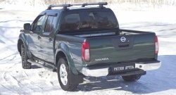 1 799 р. Накладки на борта кузова автомобиля RA Nissan Navara 2 D40 дорестайлинг (2004-2010) (Задний откидной борт)  с доставкой в г. Новочеркасск. Увеличить фотографию 2