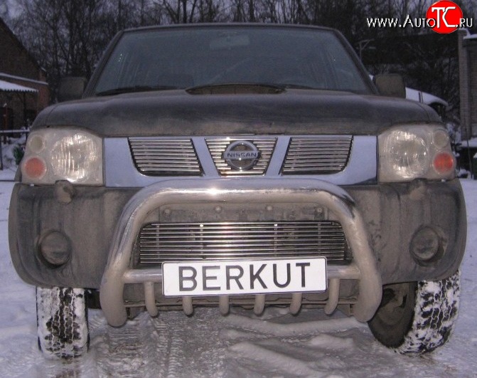 5 599 р. Декоративная вставка решетки радиатора Berkut Nissan NP300 (2008-2013)  с доставкой в г. Новочеркасск