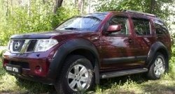 3 599 р. Молдинги дверей RA (узкие, комплект) Nissan Pathfinder R51 рестайлинг (2009-2014) (Поверхность глянец (под окраску), Неокрашенные)  с доставкой в г. Новочеркасск. Увеличить фотографию 4