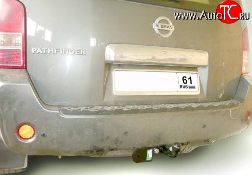 5 699 р. Фаркоп Лидер Плюс (до 1200 кг) Nissan Pathfinder R51 рестайлинг (2009-2014) (Без электропакета)  с доставкой в г. Новочеркасск