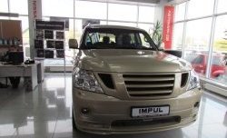 64 549 р. Накладка на передний бампер Impul Nissan Patrol 6 Y62 дорестайлинг (2010-2014) (Неокрашенная)  с доставкой в г. Новочеркасск. Увеличить фотографию 12