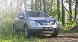 1 759 р. Защитная сетка решетки переднего бампера РА Nissan Qashqai 1 дорестайлинг (2007-2010)  с доставкой в г. Новочеркасск. Увеличить фотографию 7