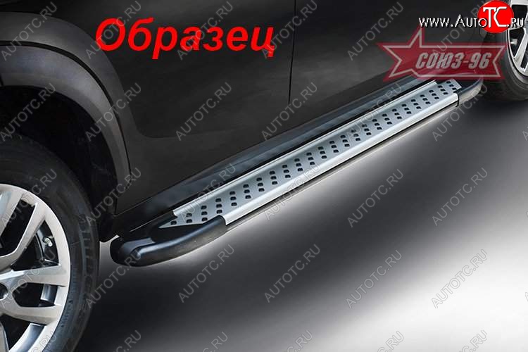 8 819 р. Пороги из алюминиевого профиля Souz-96 Nissan Qashqai 1 дорестайлинг (2007-2010)  с доставкой в г. Новочеркасск