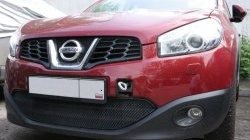 2 349 р. Сетка на бампер Novline  Nissan Qashqai  1 (2010-2013) J10 рестайлинг  с доставкой в г. Новочеркасск. Увеличить фотографию 1