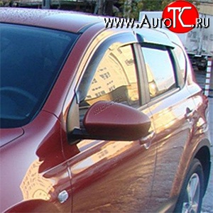 4 199 р. Дефлекторы окон (ветровики) Novline 4 шт Nissan Qashqai +2 1 J10 дорестайлинг (2008-2010)  с доставкой в г. Новочеркасск