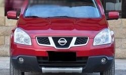 Накладка на передний бампер CT Nissan Qashqai 1 J10 рестайлинг (2010-2013)