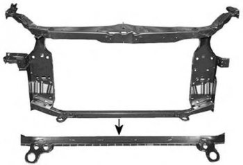 Панель передняя SPARD (для двигателя 2L) Nissan Qashqai 1 J10 рестайлинг (2010-2013)