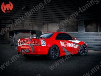 21 799 р. Крылья задние Rocket Banny Nissan Skyline R33 (1993-1998) (Неокрашенные)  с доставкой в г. Новочеркасск. Увеличить фотографию 2