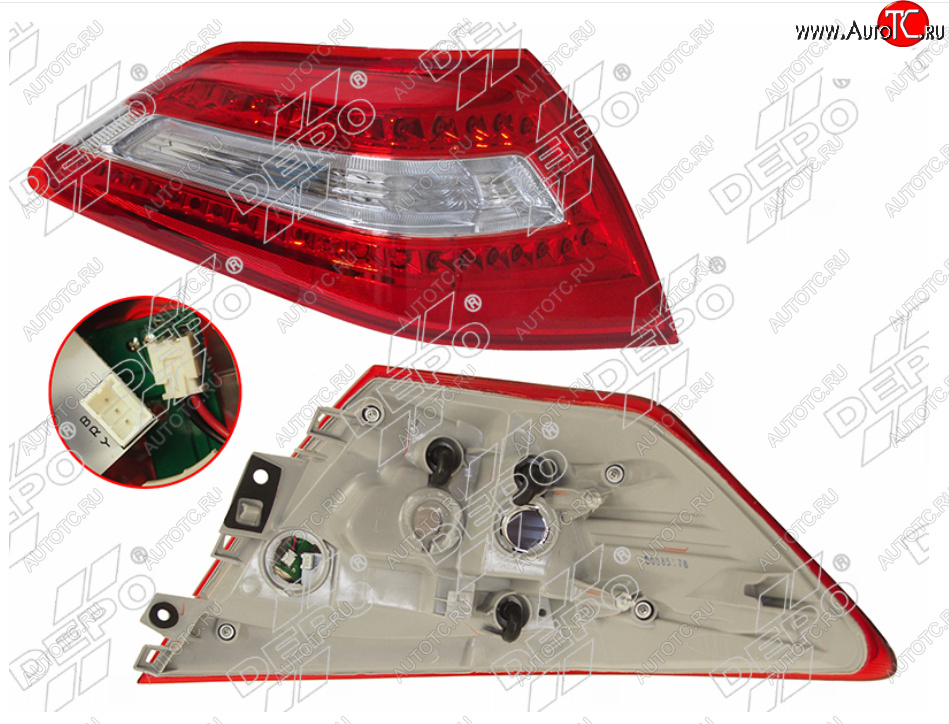 4 799 р. Левый фонарь задний DEPO Nissan Teana 2 J32 дорестайлинг (2008-2011)  с доставкой в г. Новочеркасск