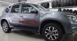 4 549 р. Накладки дверей RA (комплект) Nissan Terrano D10 дорестайлинг (2013-2016) (Поверхность шагрень)  с доставкой в г. Новочеркасск. Увеличить фотографию 3