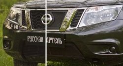 2 199 р. Защитная сетка решетки переднего бампера РА Nissan Terrano D10 дорестайлинг (2013-2016)  с доставкой в г. Новочеркасск. Увеличить фотографию 4