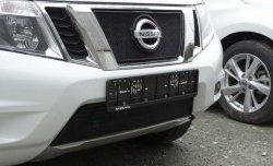 1 559 р. Сетка в решетку радиатора Russtal Nissan Terrano D10 рестайлинг (2016-2022) (черная)  с доставкой в г. Новочеркасск. Увеличить фотографию 1