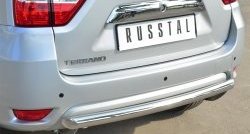 11 449 р. Одинарная защита заднего бампера из трубы диаметром 63 мм Russtal  Nissan Terrano  D10 (2013-2022) дорестайлинг, рестайлинг  с доставкой в г. Новочеркасск. Увеличить фотографию 2