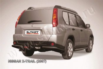 5 499 р. Уголки d57 Nissan X-trail 2 T31 дорестайлинг (2007-2011) (Цвет: серебристый)  с доставкой в г. Новочеркасск. Увеличить фотографию 1