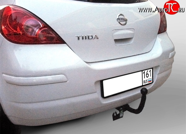 18 809 р. Фаркоп (рестайлинг) NovLine Nissan Tiida 1 хэтчбек C11 рестайлинг (2010-2014)  с доставкой в г. Новочеркасск