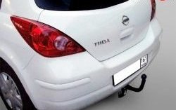 6 999 р. Фаркоп (хетчбек) Лидер Плюс Nissan Tiida 1 хэтчбек C11 рестайлинг (2010-2014) (Без электропакета)  с доставкой в г. Новочеркасск. Увеличить фотографию 2