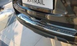 5 949 р. Защитная накладка на задний бампер СТ Nissan X-trail 3 T32 рестайлинг (2017-2022)  с доставкой в г. Новочеркасск. Увеличить фотографию 2