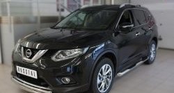 21 499 р. Защита переднего бампера (2 трубыØ63 и 42 мм, нержавейка) SLITKOFF Nissan X-trail 3 T32 дорестайлинг (2013-2018)  с доставкой в г. Новочеркасск. Увеличить фотографию 4