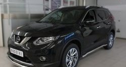 16 299 р. Защита порогов из круглой трубы диаметром 63 мм Russtal  Nissan X-trail  3 T32 (2017-2022) рестайлинг  с доставкой в г. Новочеркасск. Увеличить фотографию 4