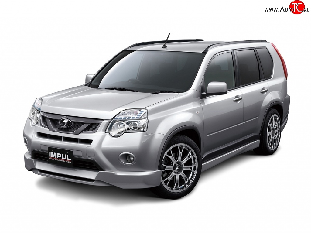 12 049 р. Решётка радиатора Impul Nissan X-trail 2 T31 рестайлинг (2010-2015) (Неокрашенная)  с доставкой в г. Новочеркасск